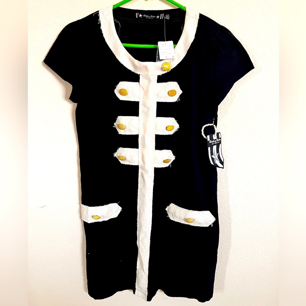 Twelve by Twelve: Black dress. Size L
